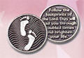 Footprints Pocket Medallion