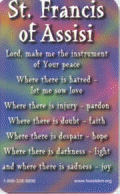 St. Francis of Assisi Wallet Card